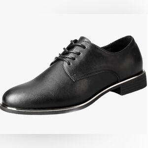 Classic Black Oxford Lace-Up Dress Shoe